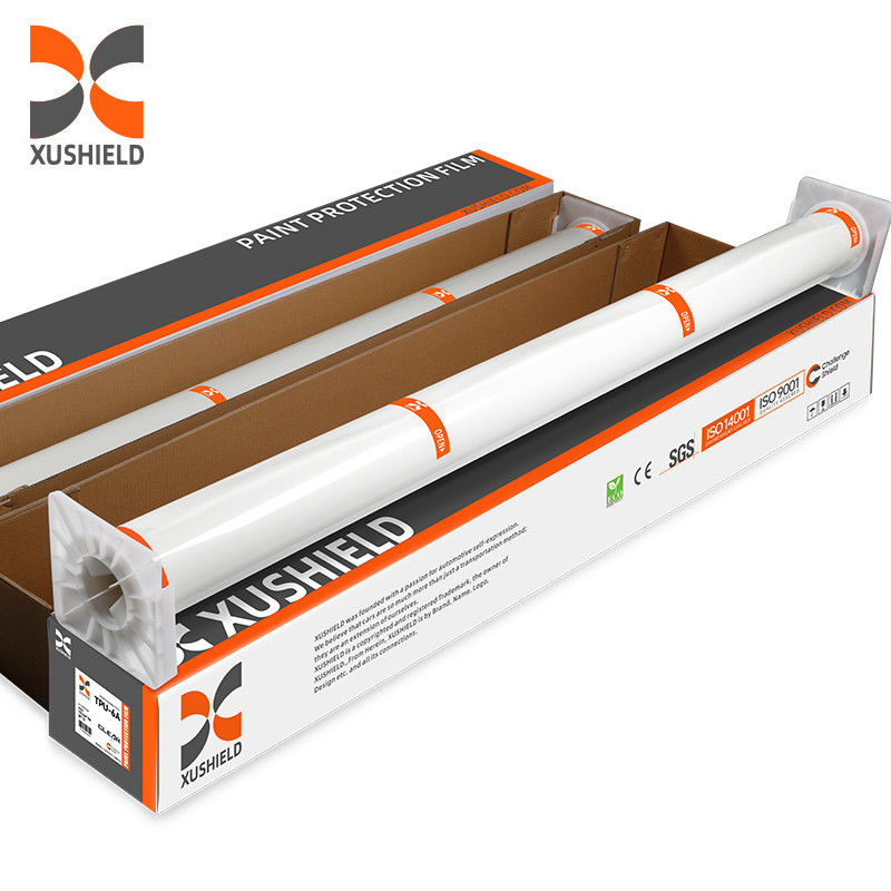 8.5mil Hoog glanzende hydrofobie van hoge kwaliteit Anti-Kratten Warmte reparatie Duidelijke TPU Auto Verf Beschermingsfilm
