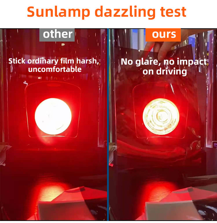 Zonnefilms voor auto's Nano-ceramische UV-curing venster glas tint film rol Groothandel 1 laag