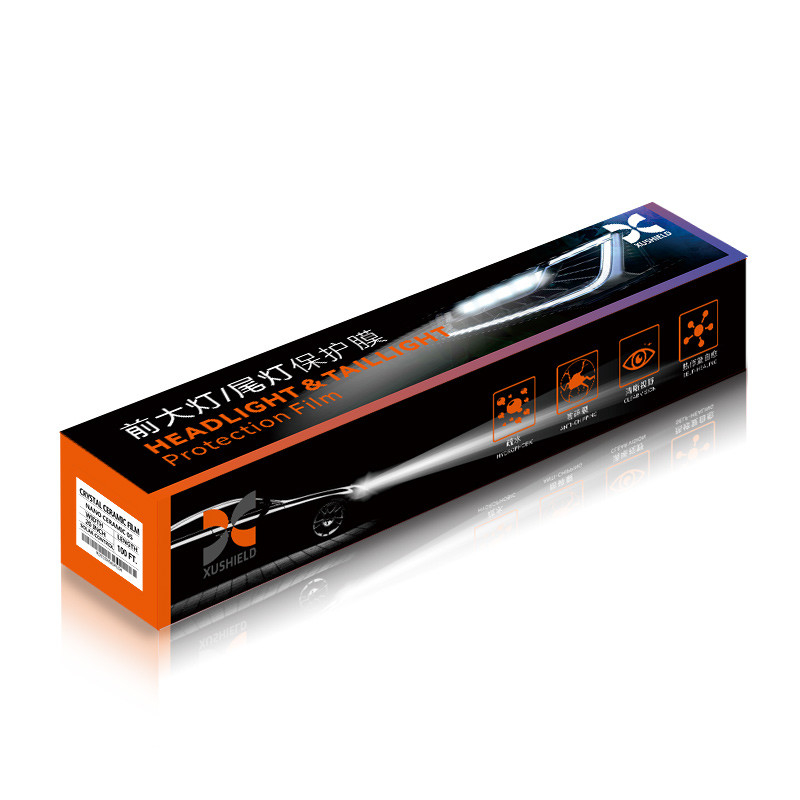 UV-kleurveranderend voorlicht voor auto's Tpu Tph Wit tot zwart Wit tot paars voorlicht Ppf Film