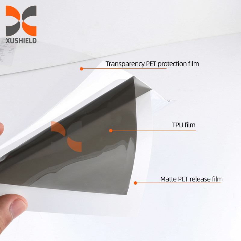 Transparante motorfietskoplamp Automobiel Donkere zwarte staartlamp Led auto koplamp Tint Film TPH Lamp Beschermingsfilm