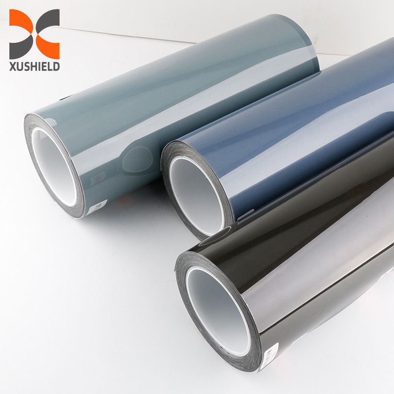 Tpu Voertuig Voertuig koplamp Film Ppf Donker licht grijs Zwart 0,3m*15m Anti Scracth