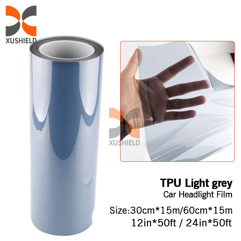 XUSHIELD Hoogwaardige TPH TPU auto koplamp Tint Film Licht Zwarte rook Zwarte staart Licht koplamp Tint Film