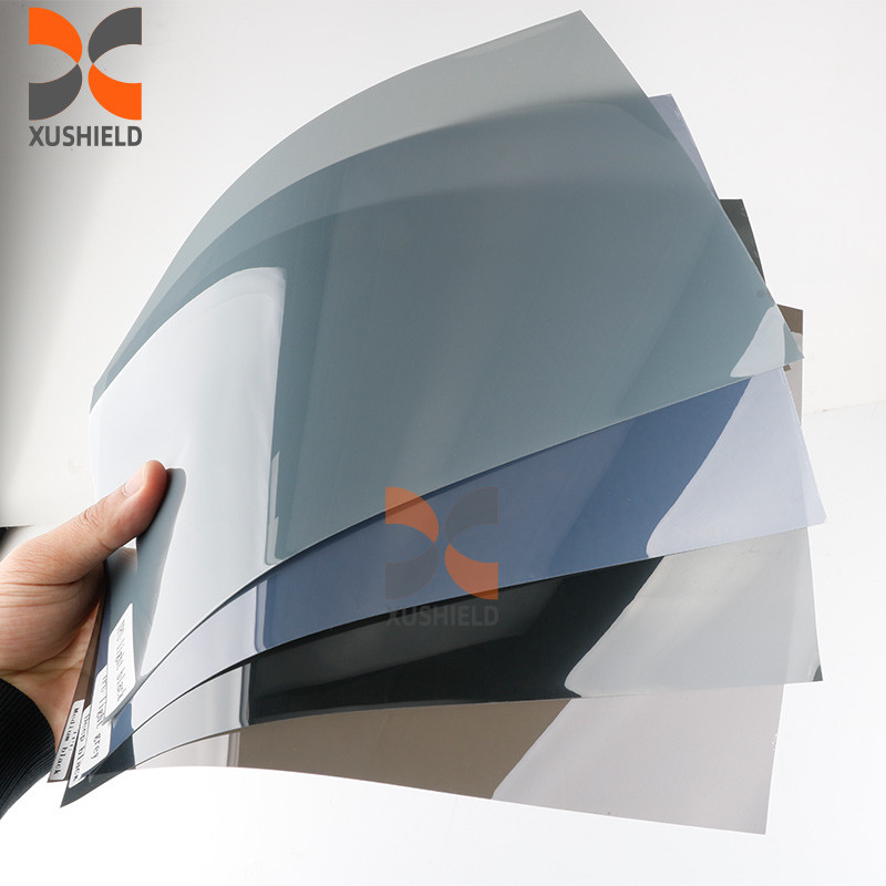 Smoky Black PPF 7.5mil Zelfherstellende TPU koplamp Tint Film Anti Small Scratches Protect TPU Car Lamp Tint Film
