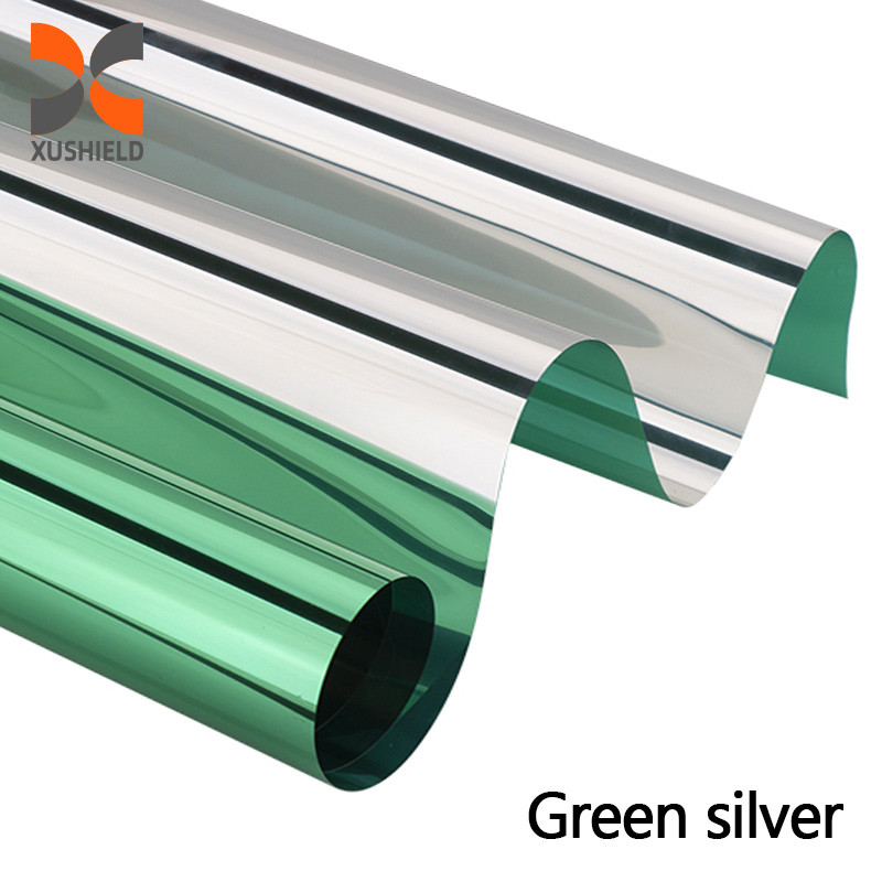 Privacy spiegel glasfilm One Way Vision zonne tint decoratieve gebouw vensterfilm