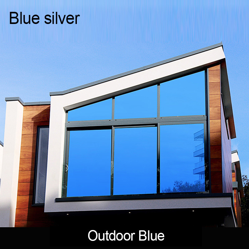 Glasfilm Eenrichtingsperspectief Huis Balkon Keuken Zonnebescherming Privacy Shield Thermische isolatie Film Glasstickers