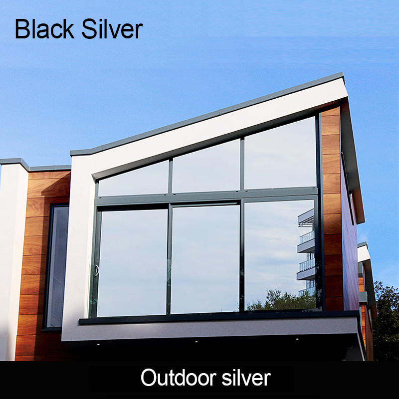 Glasfilm Eenrichtingsperspectief Huis Balkon Keuken Zonnebescherming Privacy Shield Thermische isolatie Film Glasstickers