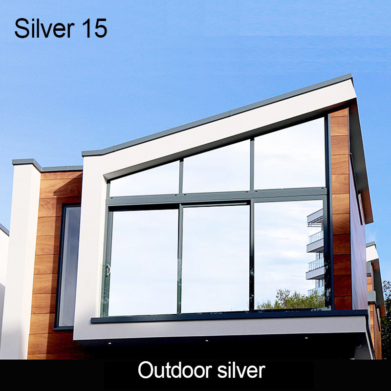 Glasfilm Eenrichtingsperspectief Huis Balkon Keuken Zonnebescherming Privacy Shield Thermische isolatie Film Glasstickers