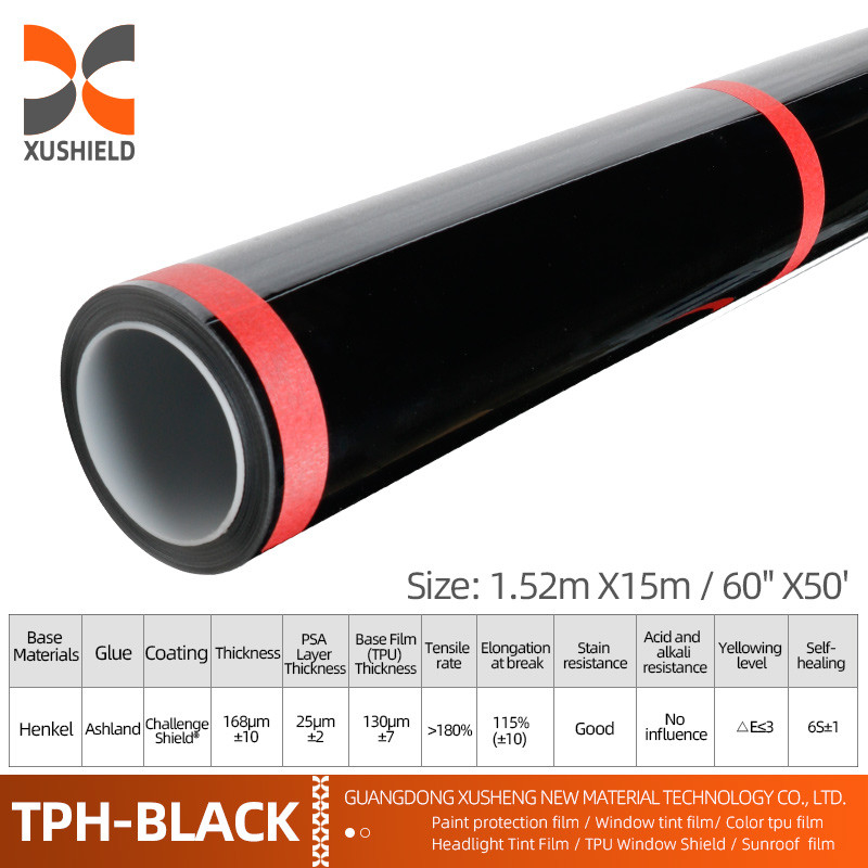 XUSHIELD PPF Film Anti Scratch Zelfherstellend PPF TPH Gloss Clear Car Body PPF Verfbeschermingsfilm voor auto's