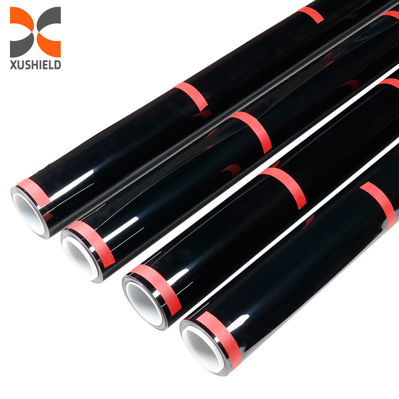 TPU ZWART tpu materiaal auto verf beschermfilm ppf met beste leverancier voor auto carrosserie beschermen kleur ppf film
