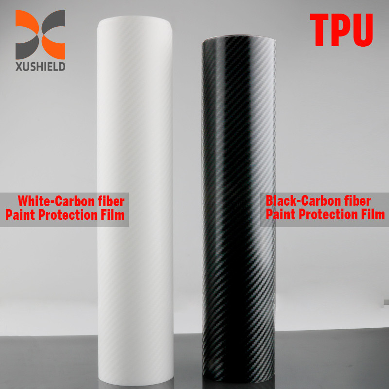 TPU Carbon fiber Auto ppf proteccion koplamp tpu film auto verf beschermfilm tph pro gekleurde mat ppf zelfgenezing