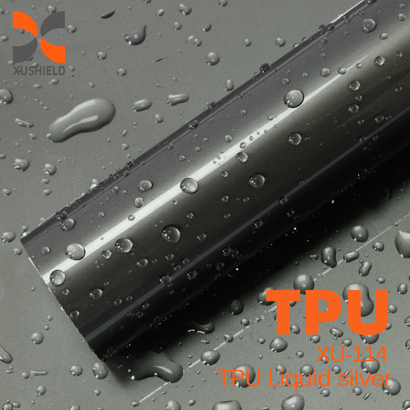TPU Vloeibare zilver ppf film 7.5Mil 6.5 Mil Anti Scratch Heat Repair Duidelijke nano keramische verfbeschermingsfilm TPH TPU ppf voor auto