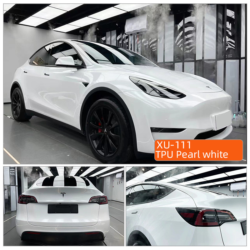 TPU Perlenwit Hoogwaardige TPU PPF Film Anti Scratch zelfherstellend PPF TPH Glanzend Duidelijk Car Body PPF Verfbeschermingsfilm voor autoverf