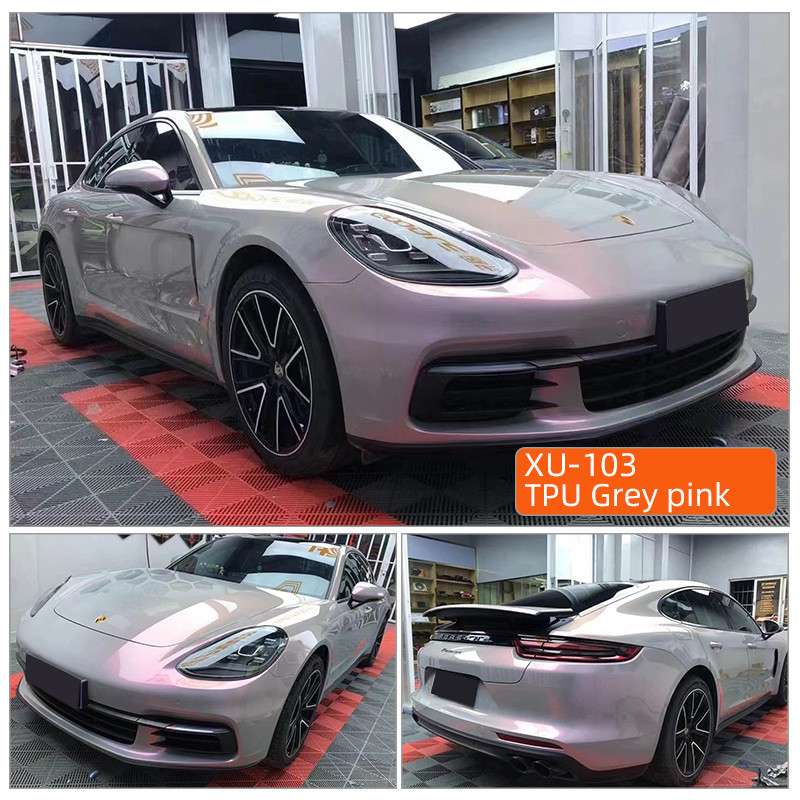 TPU Grijs roze instant healing premium full roll transparante TPU carrosserie auto wrap ppf automotive verf beschermfilms