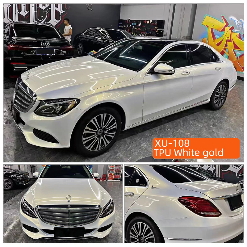 TPU Witgoud PPF Film Ultimate Plus Transparante Auto Beschermingsfilm Mat Zwart TPU Verf Beschermingsfilm Stealth Car Wrap