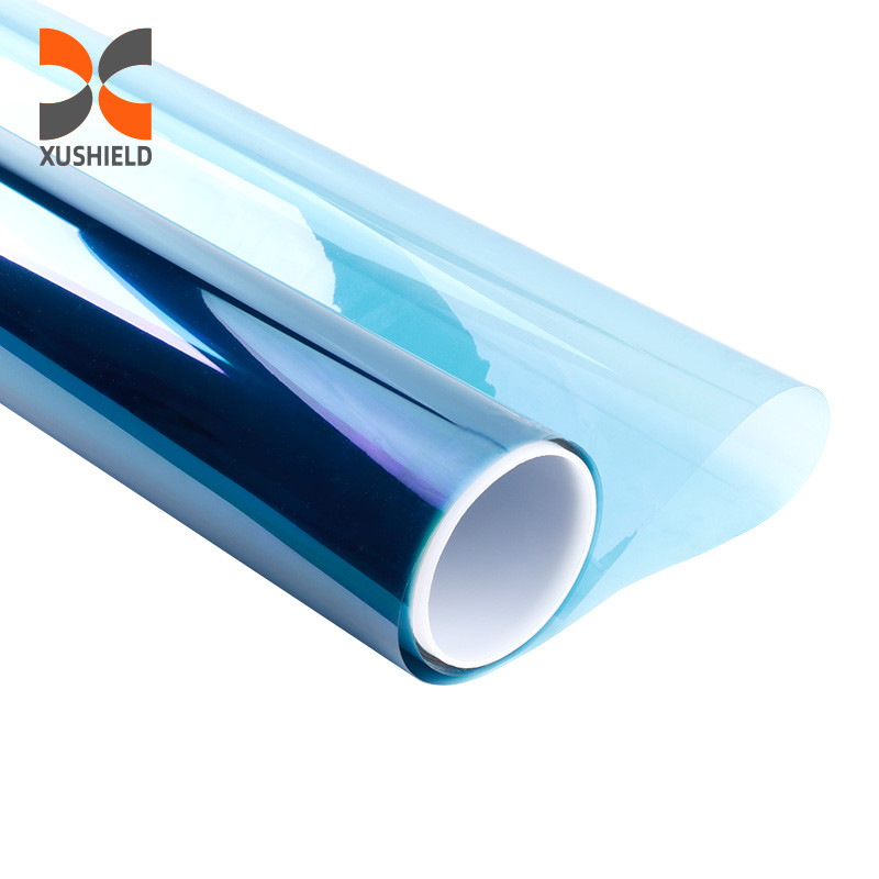 CH6099 Blauw Paarse Kameleon Tint 2 Mil Warmte krimpen Kleurveranderend Kameleon Venster Tint Film voor Autoverrasser