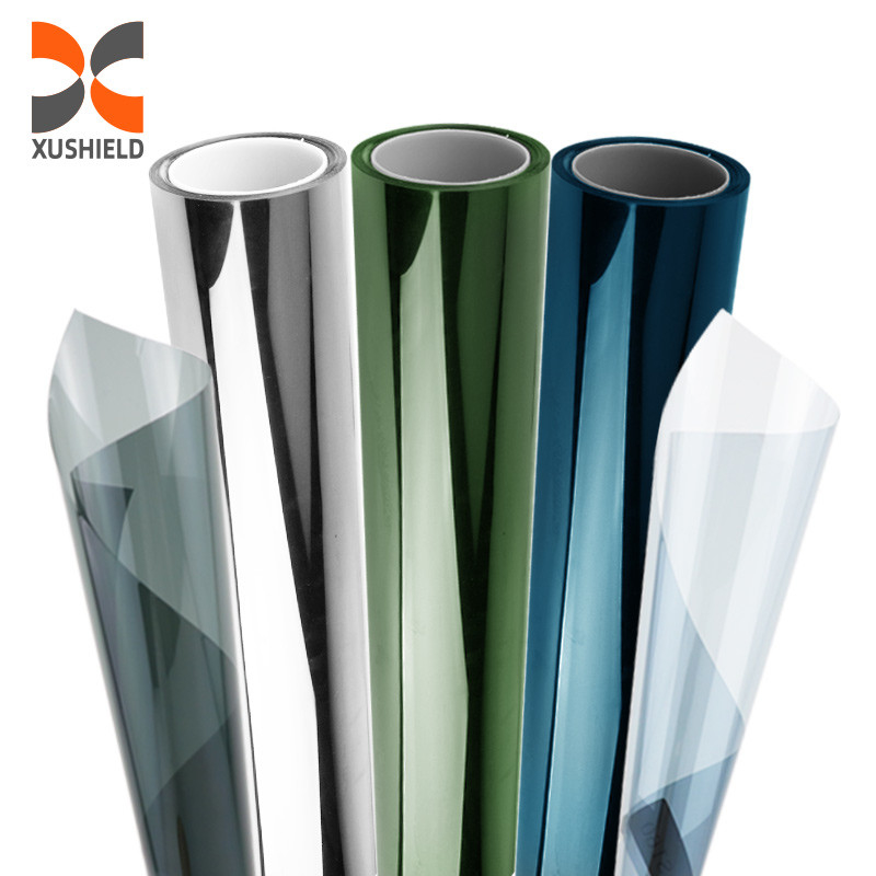 Zonnefilms voor auto's Nano-ceramische UV-curing venster glas tint film rol Groothandel 1 laag