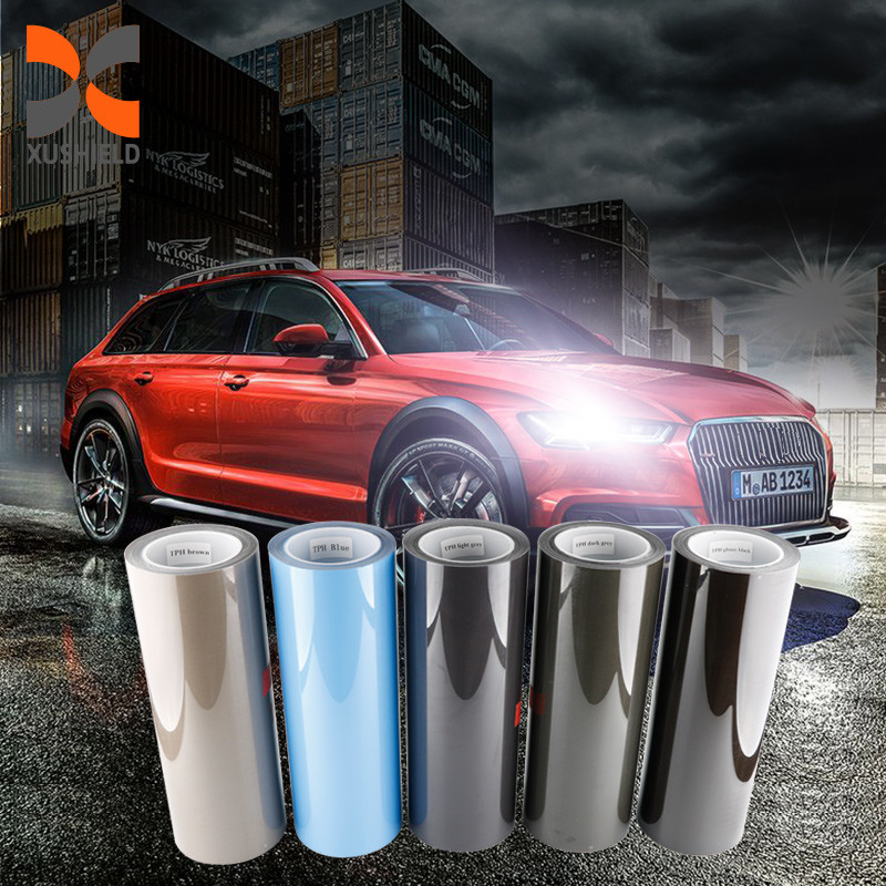 Transparante motorfietskoplamp Automobiel Donkere zwarte staartlamp Led auto koplamp Tint Film TPH Lamp Beschermingsfilm