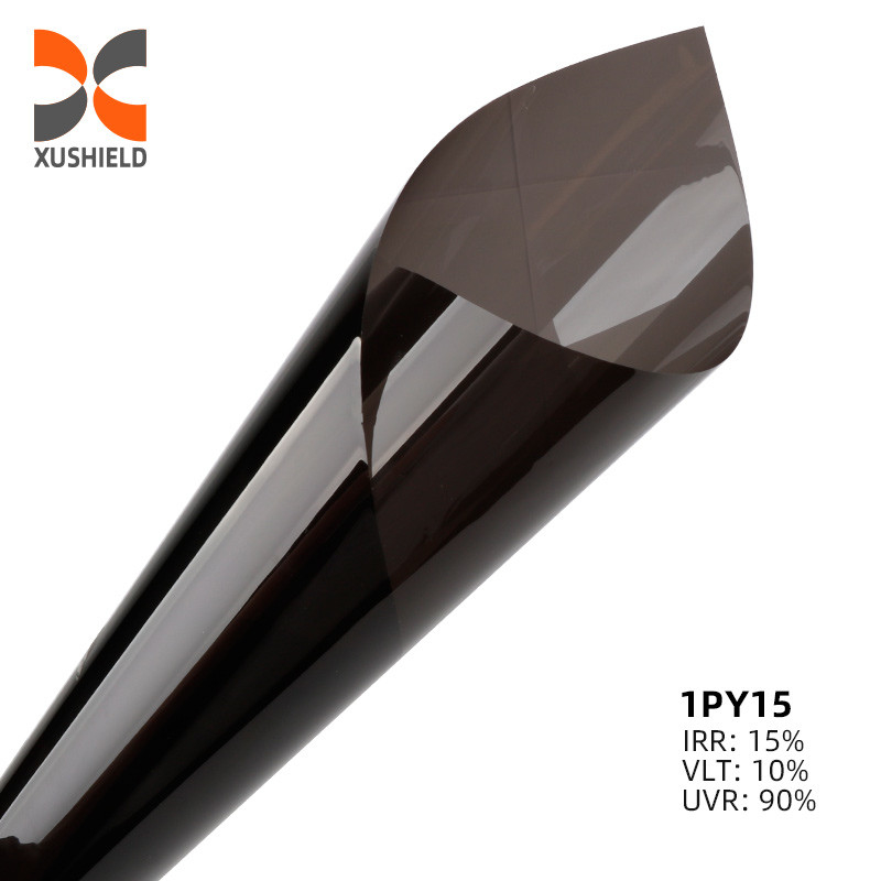 1.52*30m UV PROOf Car Security 1 laag Carbon Roll Automotive Glass Window Zonne tint film