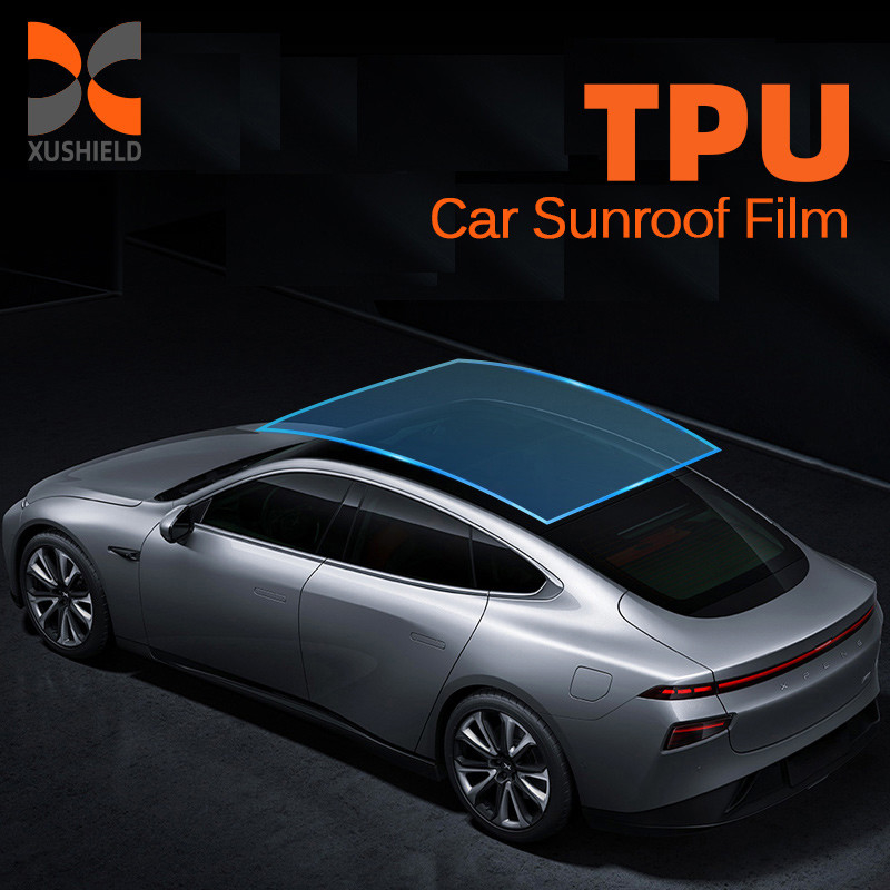 99% hitteafstoting UV-blokkerend licht Blauwe auto zonnescherm raamfilm TPU Panorama dakraam beschermfilm
