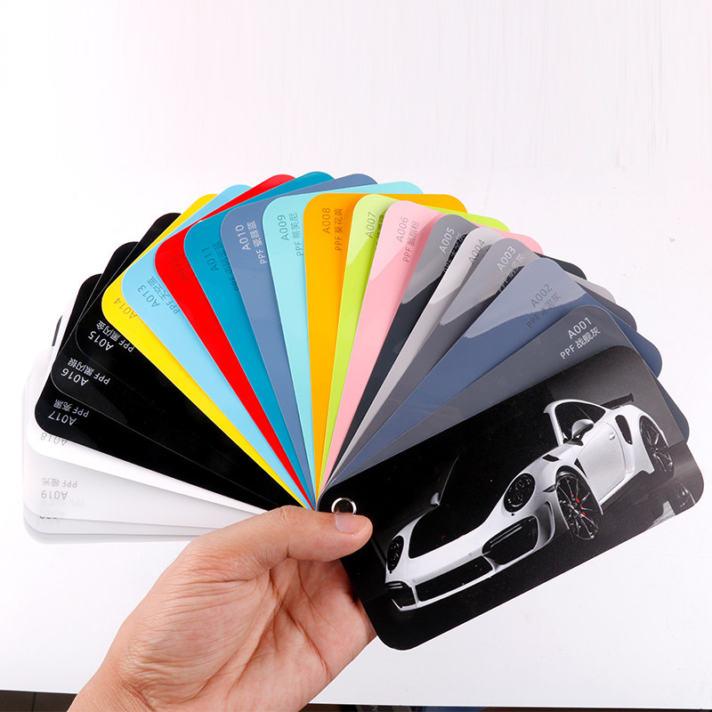 181kleuren Garantie 5 jaar Stretchbare anti-krassen Kleurverandering Kleur PPF verf Beschermende TPU-film