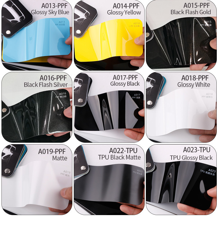 XUSHIELD filmfabriek zelfherstellende ppf tpu verfbeschermingsfilm nano gecoat niet geel TPU tph PPF Glanzend Rood