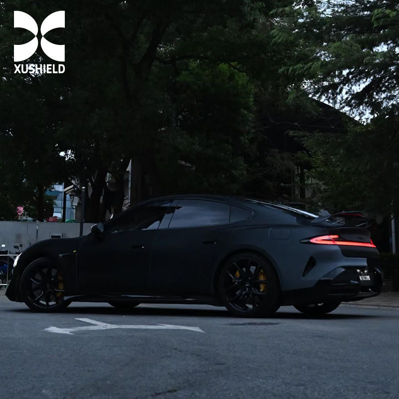 Aangepaste USA Kwaliteit Wereldwijd Laagste Zwarte wordt Zwart Prijs TPU PPF Film Auto Beschermingsfolie Auto Wrap Zonsverduistering Zwart