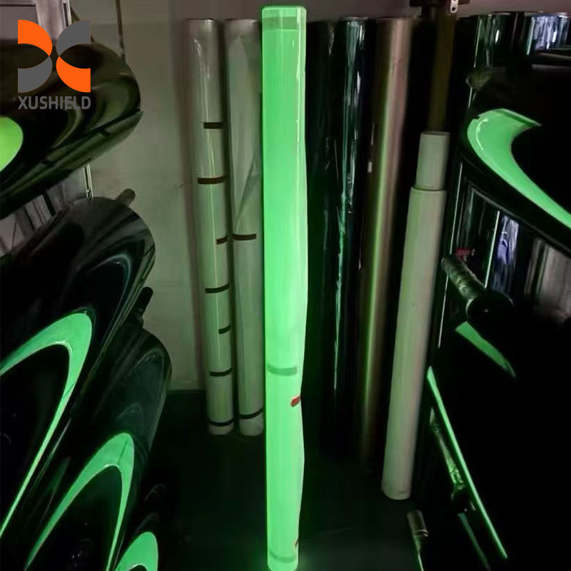 TPU PPF fluorescentie Kleur Auto verf Beschermende film Auto gerepareerd TPU Zelfhelende glans PPF TPU fotochromisme luminescentie