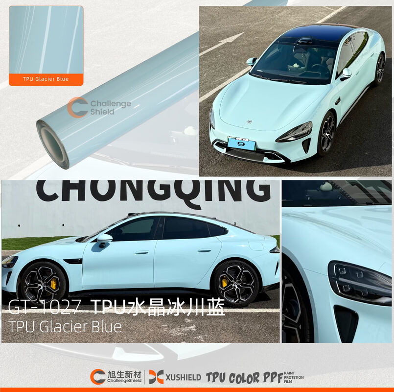 Zelfherstellende UV-bestendige kleurveranderende TPU PPF-film voor bescherming van autopent