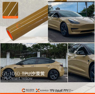 Satin Gray Purple Coloured PPF Film 7.5mil Thickness Vehicle Vinyl Wrap